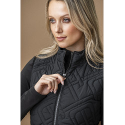 Gilet senza maniche imbottito Horseware AA Neve Monogram donna Nero Gilet senza maniche imbottito Horseware AA Neve Monogram donna Nero