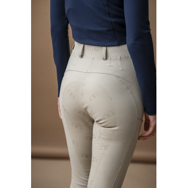 Pantaloni Hybrid Horseware con fondello in pelle AA Fina donna Beige Pantaloni Hybrid Horseware con fondello in pelle AA Fina donna Beige