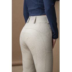 Pantaloni Hybrid Horseware con fondello in pelle AA Fina donna Beige Pantaloni Hybrid Horseware con fondello in pelle AA Fina donna Beige