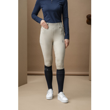 Pantaloni Hybrid Horseware con fondello in pelle AA Fina donna Beige Pantaloni Hybrid Horseware con fondello in pelle AA Fina donna Beige