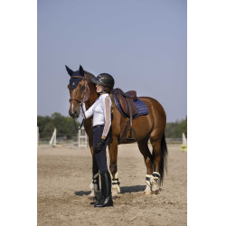 Pantaloni Equithème Safir Blu navy / nero