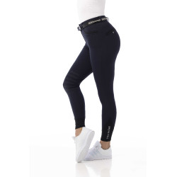 Pantaloni Equithème Safir Blu navy / nero