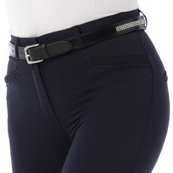 Pantaloni Equithème Safir Blu navy / nero