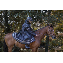 Impermeabile Equithème RiderCoat Nero
