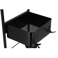 Carrello portasella corto Hippotonic con cestino Nero Carrello portasella corto Hippotonic con cestino Nero