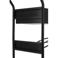 Carrello portasella corto Hippotonic con cestino Nero Carrello portasella corto Hippotonic con cestino Nero