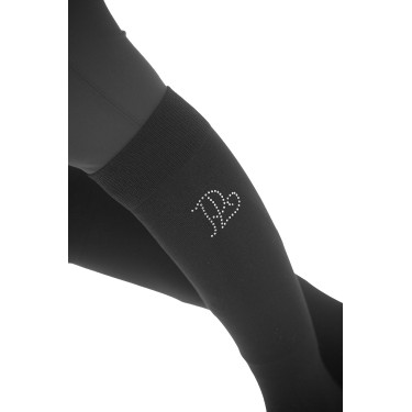 Calza Pénélope Luxe Strass Nero / argento