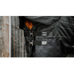 Coperta impermeabile Tyrex Equithème Lumin 600D Nero