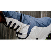 Coperta Tyrex Equithème Combofly Marina / grigio Blu Coperta Tyrex Equithème Combofly Marina / grigio Blu