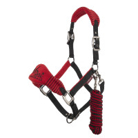 Capestro in montone Vogue Mini LeMieux con lunghina Peperoncino Rosso Capestro in montone Vogue Mini LeMieux con lunghina Peperoncino Rosso