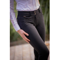 Pantaloni da equitazione Pénélope New Point Sellier donna Nero