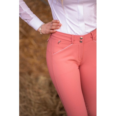Pantaloni da equitazione Pénélope New Point Sellier donna Rosa antico