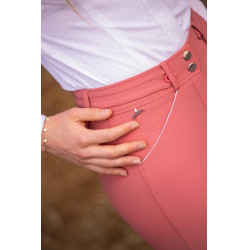 Pantaloni da equitazione Pénélope New Point Sellier donna Rosa antico