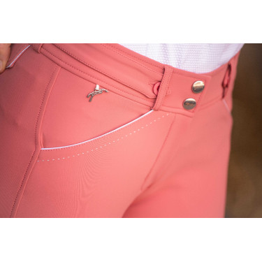 Pantaloni da equitazione Pénélope New Point Sellier donna Rosa antico