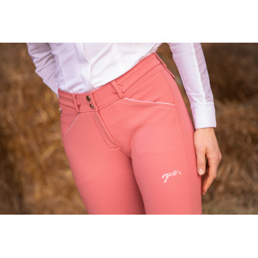 Pantaloni da equitazione Pénélope New Point Sellier donna Rosa antico