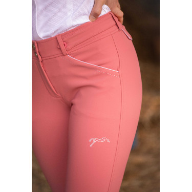Pantaloni da equitazione Pénélope New Point Sellier donna Rosa antico