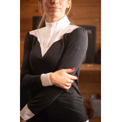 Polo da gara Pénélope Verone donna Nero / bianco Polo da gara Pénélope Verone donna Nero / bianco