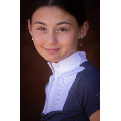 Polo Eden in rete Florence di Pénélope Marina Blu marino Polo Eden in rete Florence di Pénélope Marina Blu marino