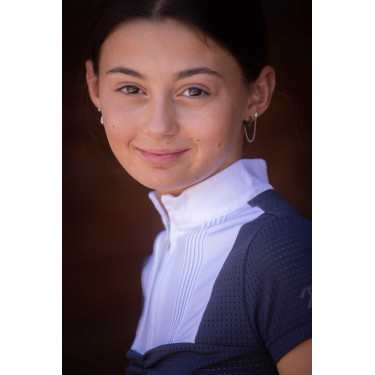 Polo Eden in rete Florence di Pénélope Marina Blu marino Polo Eden in rete Florence di Pénélope Marina Blu marino