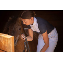 Polo Eden in rete Florence di Pénélope Marina Blu marino Polo Eden in rete Florence di Pénélope Marina Blu marino