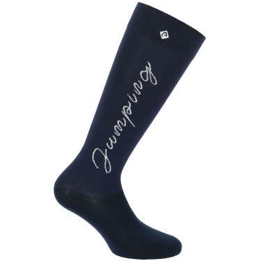 Calze Equithème Jump Marino / argento Blu