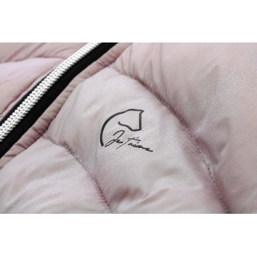 Piumino Je t'aime Equithème Lutha Nero / rosa