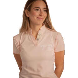 Polo Pénélope Victorine donna Pesca Rosa