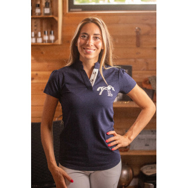 Polo Pénélope Victorine donna Marina Blu marino