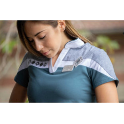 Polo Pénélope Indy Blu petrolio