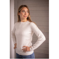 Maglione Pénélope Virginia donna Ecrù Bianco Maglione Pénélope Virginia donna Ecrù Bianco