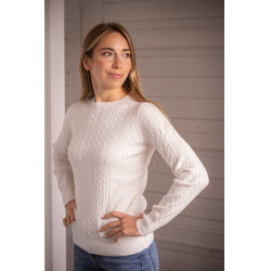 Maglione Pénélope Virginia donna Ecrù Bianco Maglione Pénélope Virginia donna Ecrù Bianco