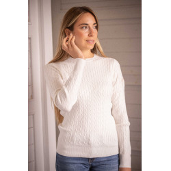 Maglione Pénélope Virginia donna Ecrù Bianco Maglione Pénélope Virginia donna Ecrù Bianco