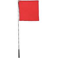 Bacchetta etologica con bandiera Hippotonic Rosso