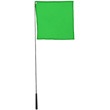 Bacchetta etologica con bandiera Hippotonic Verde