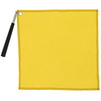 Bacchetta etologica con bandiera Hippotonic Giallo