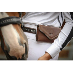 Custodia Pénélope Phone pocket Avana Marrone