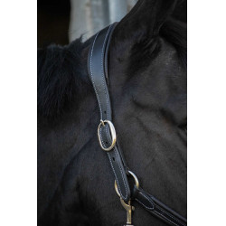 Capezzina in cuoio Pénélope Point Sellier Nero