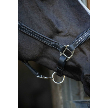 Capezzina in cuoio Pénélope Point Sellier Nero