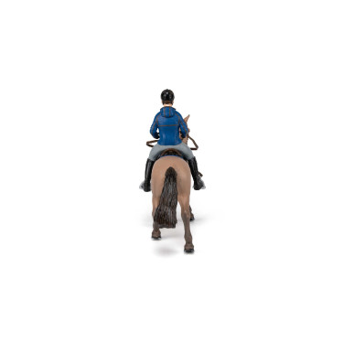 Cavallo da passeggiata e il suo cavaliere Papo