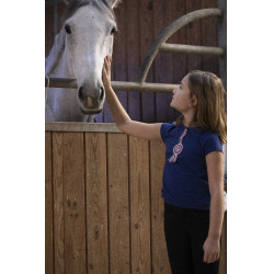 T-shirt Equithème Janice Blu navy