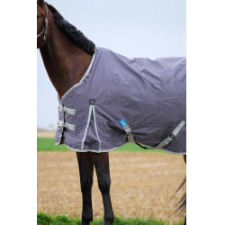 Coperta Equithème Tyrex 1200D riciclata Talpa Marrone