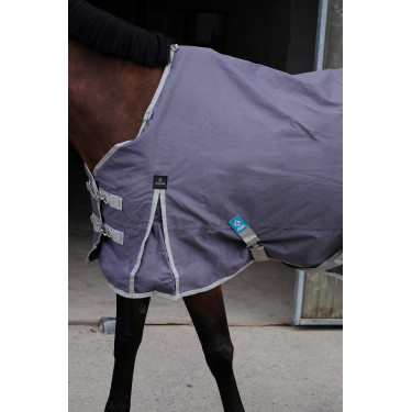 Coperta Equithème Tyrex 1200D riciclata Talpa Marrone