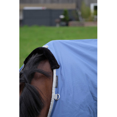 Coperta Equithème Tyrex 600D riciclata Blu navy
