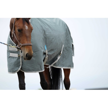 Coperta Equithème Tyrex 600D riciclata Verde