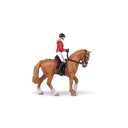 Cavallo da passeggiata e la sua cavallerizza Papo Cavallo da passeggiata e la sua cavallerizza Papo