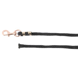 Lunga di attacco Equithème Soft rosa oro Nero