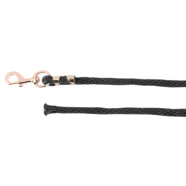 Lunga di attacco Equithème Soft rosa oro Nero