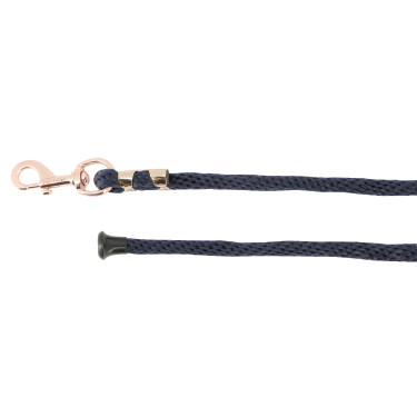 Lunga di attacco Equithème Soft rosa oro Blu navy