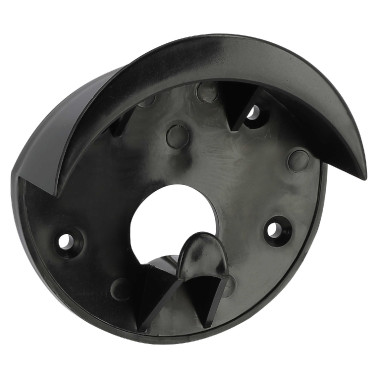 Porta-testa Hippotonic in plastica Nero