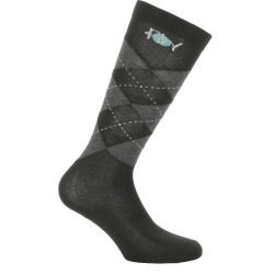 Calze Riding World Losange Nero Calze Riding World Losange Nero